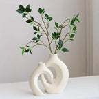 Japanische Ringvase – Japandi-Stil, 2er-Set