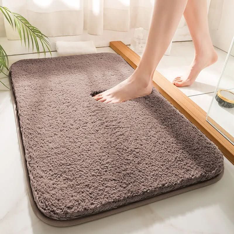 Bath Mat - Soft Microfiber with Anti-Slip