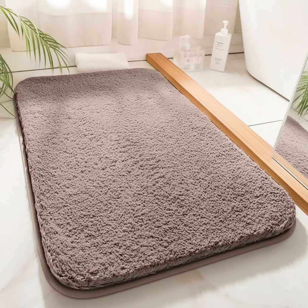 Bath Mat - Soft Microfiber with Anti-Slip