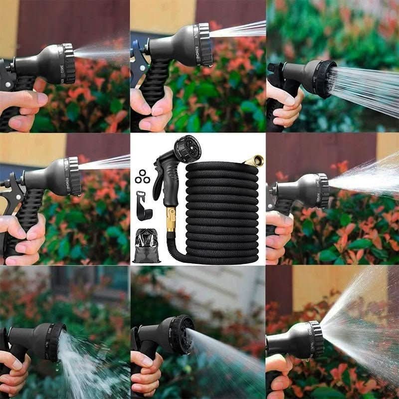 Expandable Garden Hose -- Kink-Free & Lightweight