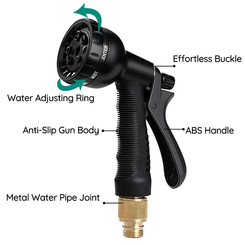 Expandable Garden Hose -- Kink-Free & Lightweight