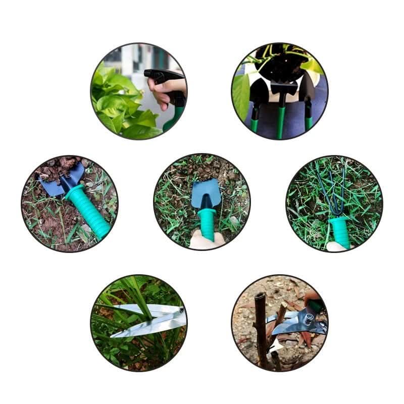 Garden Tool Set -- 10-Piece with Toolbox