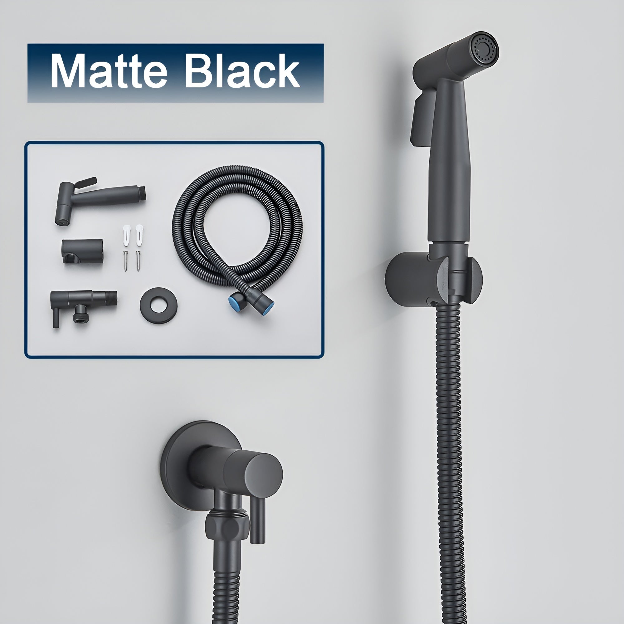 Handheld Bidet Sprayer Set — Stainless Steel