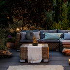 Tabletop Bio-Ethanol Fireplace — Glass Cylinder