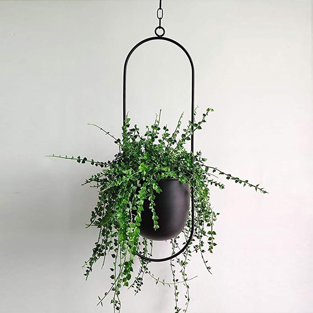 Wall Plant Hanger with Adjustable Chain