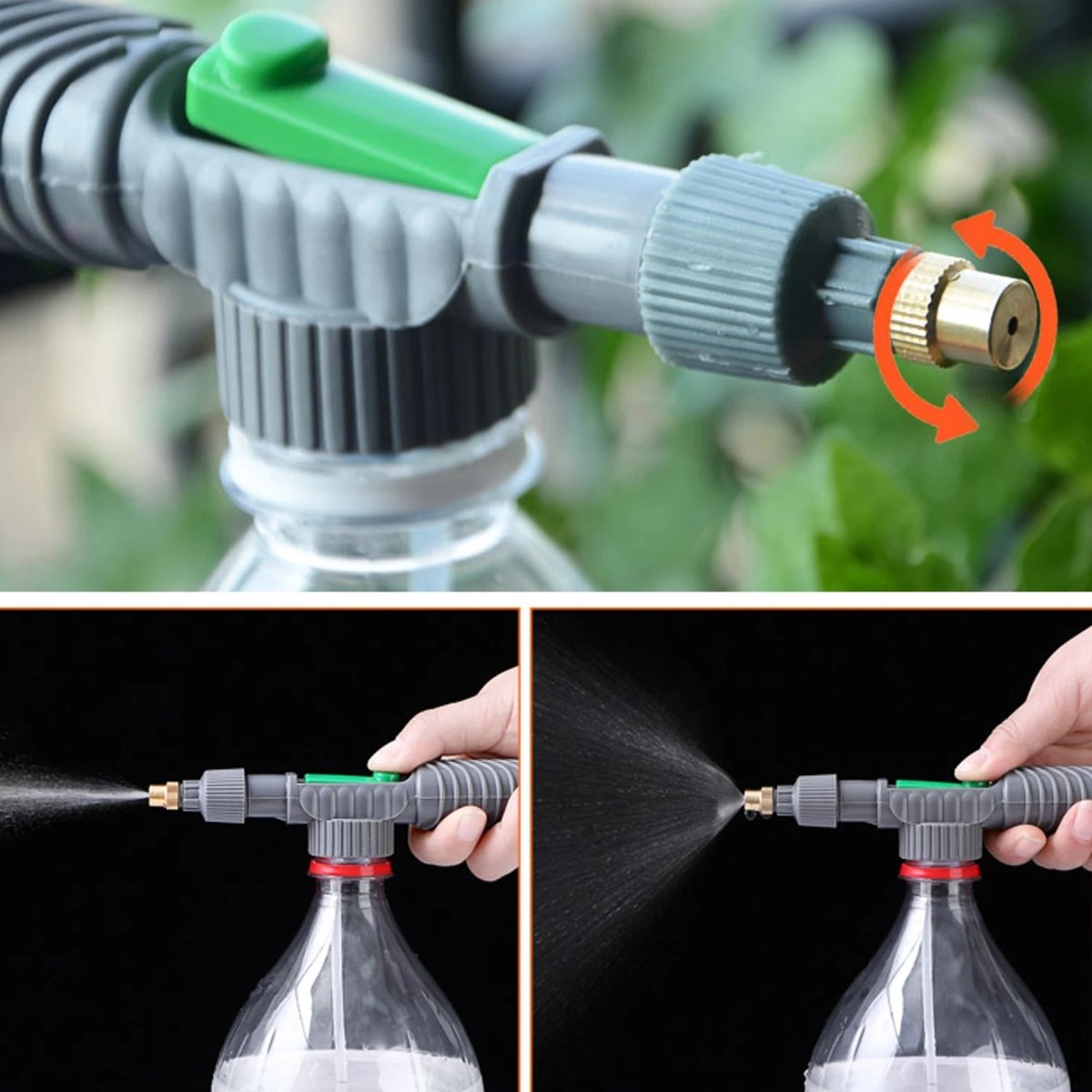 Bottle Sprayer - 360° Nozzle for Garden Use