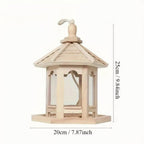 Wooden Bird Feeder with Water System — Gazebo Design