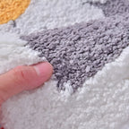 Bathroom Rug — Daisy Design, Non-Slip Microfibre