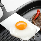 Square Grill Spatula with Wooden Handle