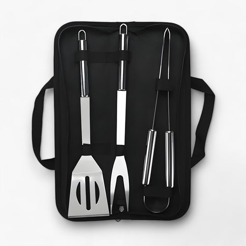 BBQ Grill Tool Set – Complete Kit with Carry Case