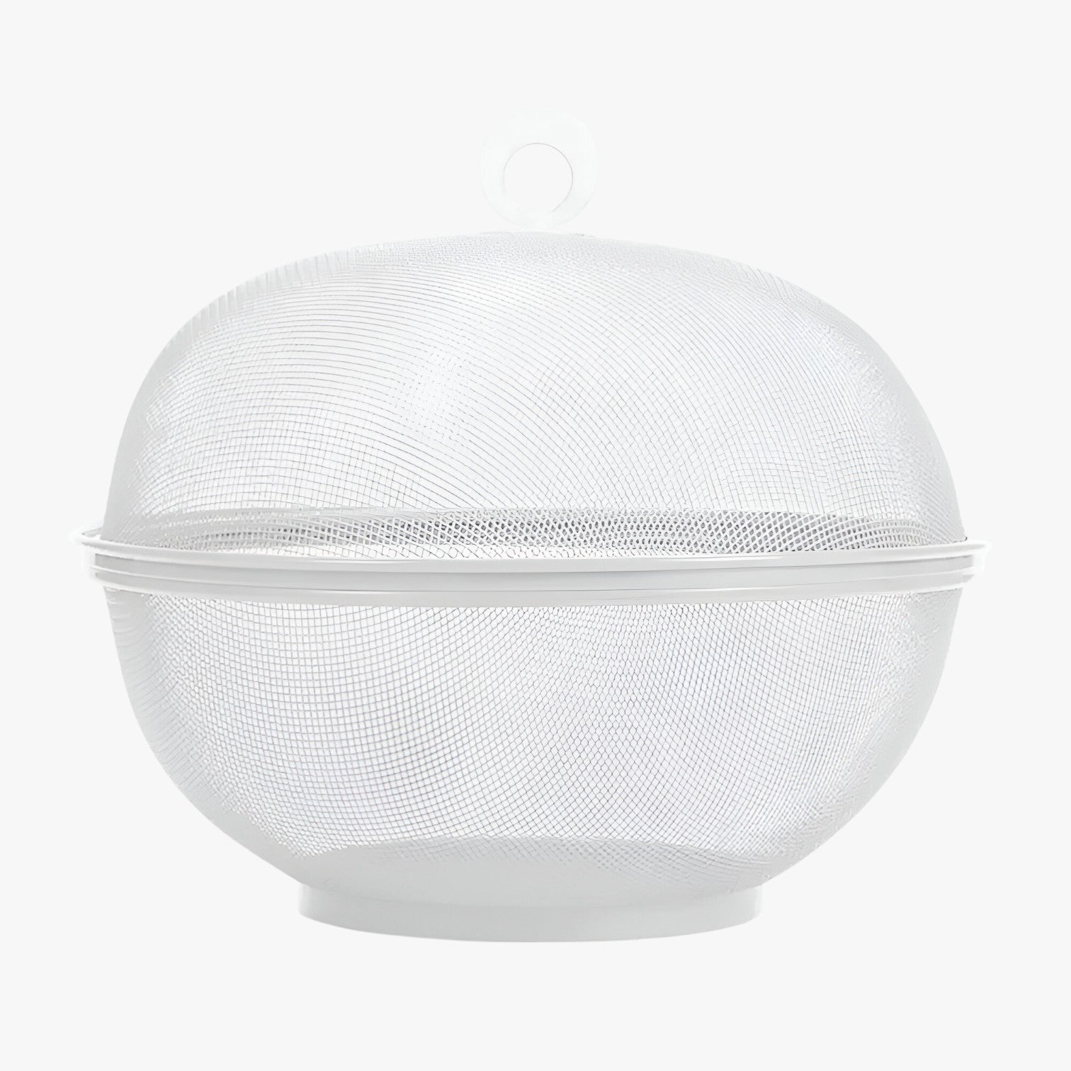 Mesh Fruit Bowl with Lid — Ventilated, 6 Colours