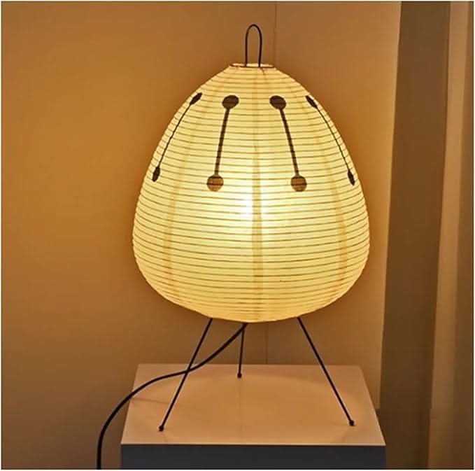 Rice Paper Table Lamp - Soft Warm Light