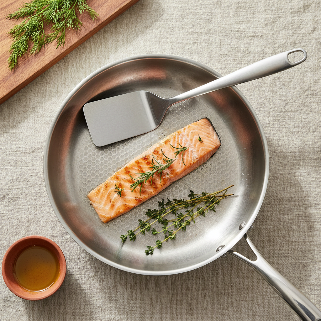 Titanium Frying Pan — PFAS-Free Non-Stick Cooking
