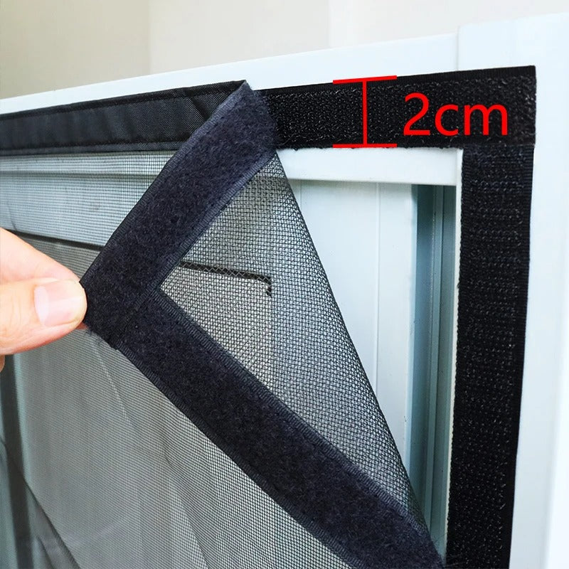 Magnetic Screen Door — Auto-Close, Tool-Free Install