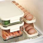 Rolling Egg Holder — Auto-Roll Fridge Organiser