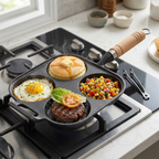 Multi-Cup Breakfast Pan — Non-Stick Cast Iron