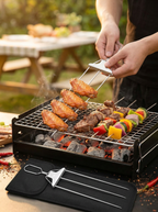 Grillspießgabel – leichtes Ablösen der Speisen