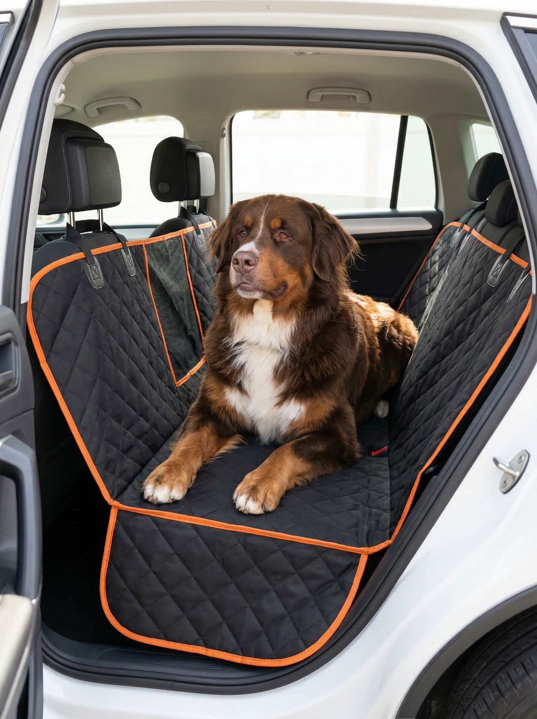Dog Car Seat Cover with Safety Belts