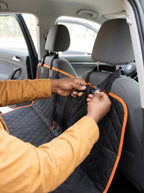 Dog Car Seat Cover with Safety Belts — Waterproof