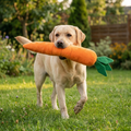 Giant Carrot Plush Dog Toy — Calming, 75cm