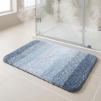 Microfibre Bath Mat — Anti-Slip, 6 Colours 4 Sizes