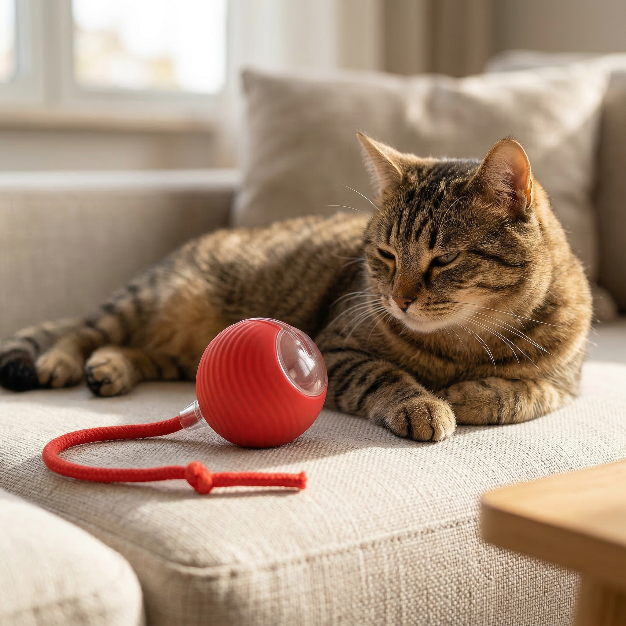 Interactive Pet Ball with Motion Sensor