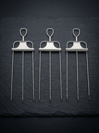 Grillspießgabel – leichtes Ablösen der Speisen