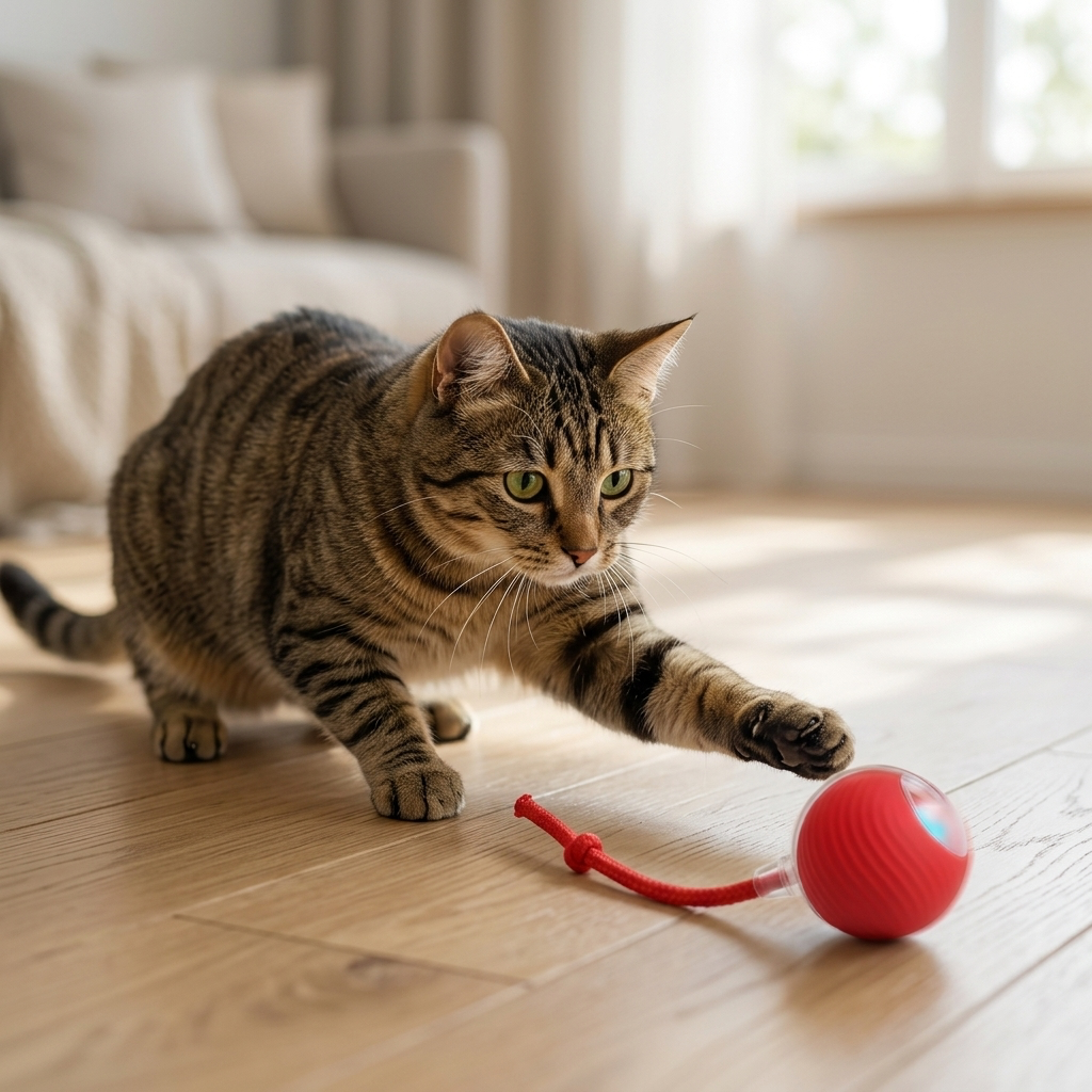 Interactive Pet Ball with Motion Sensor