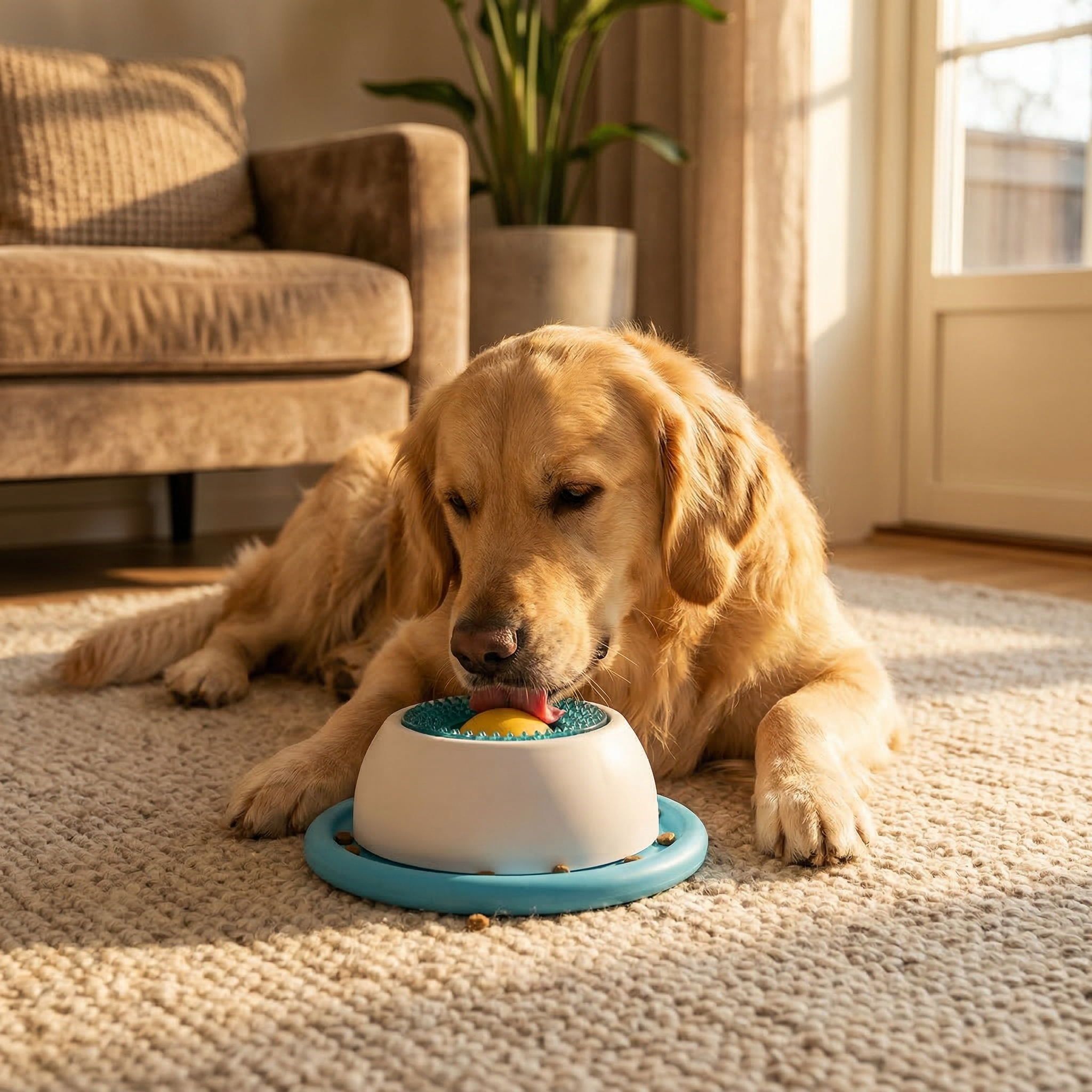 Dog Lick Ball Toy — Slow Feeder with Suction Base