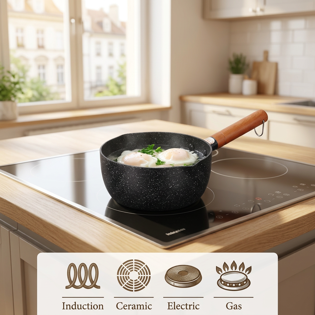 Mini Wok with Wooden Handle