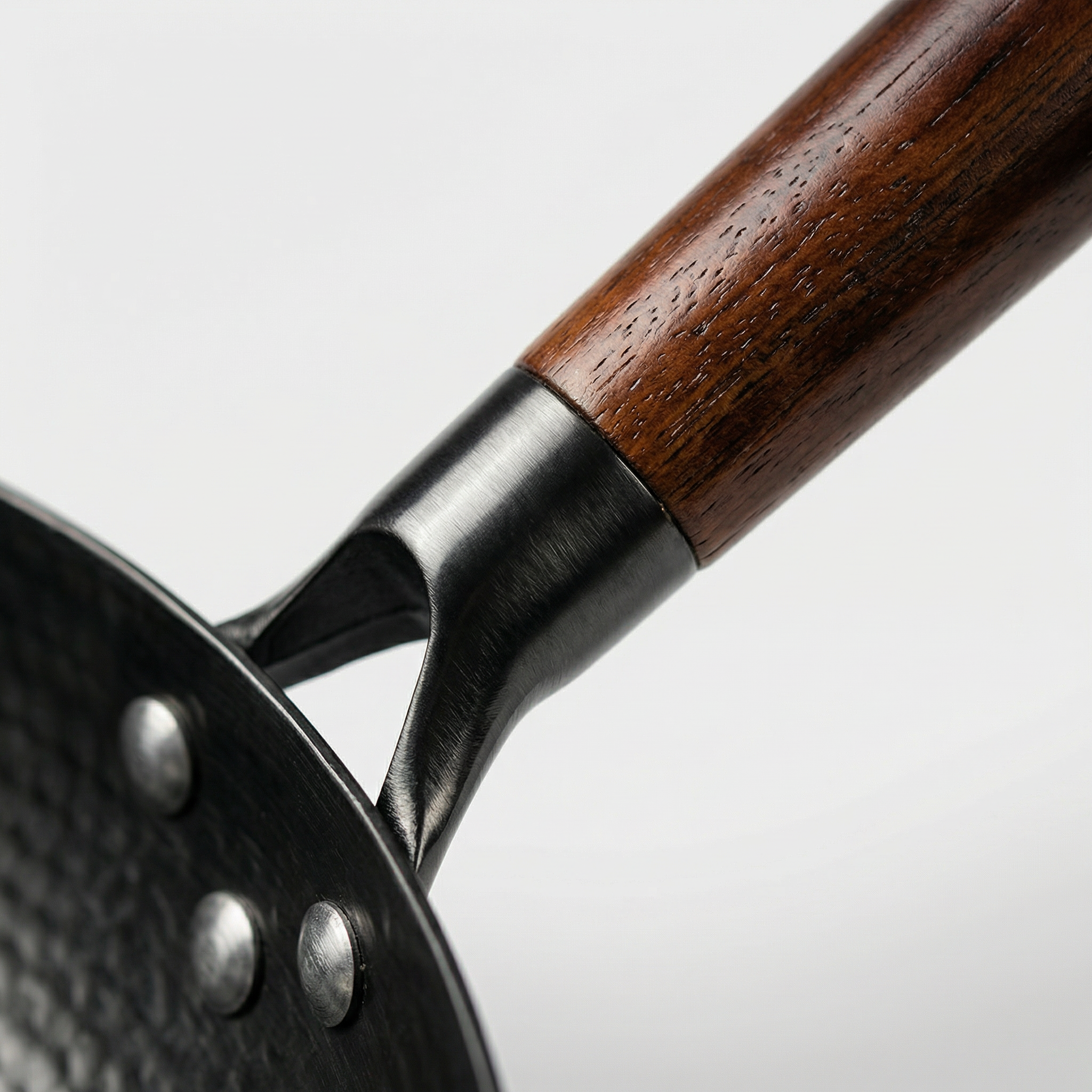 Japanese Carbon Steel Wok with Wooden Lid