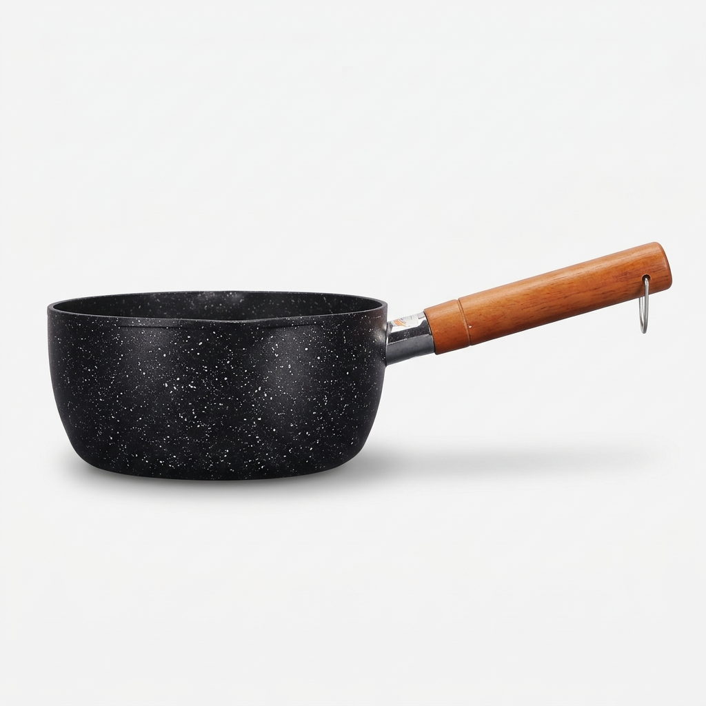 Mini Wok with Wooden Handle