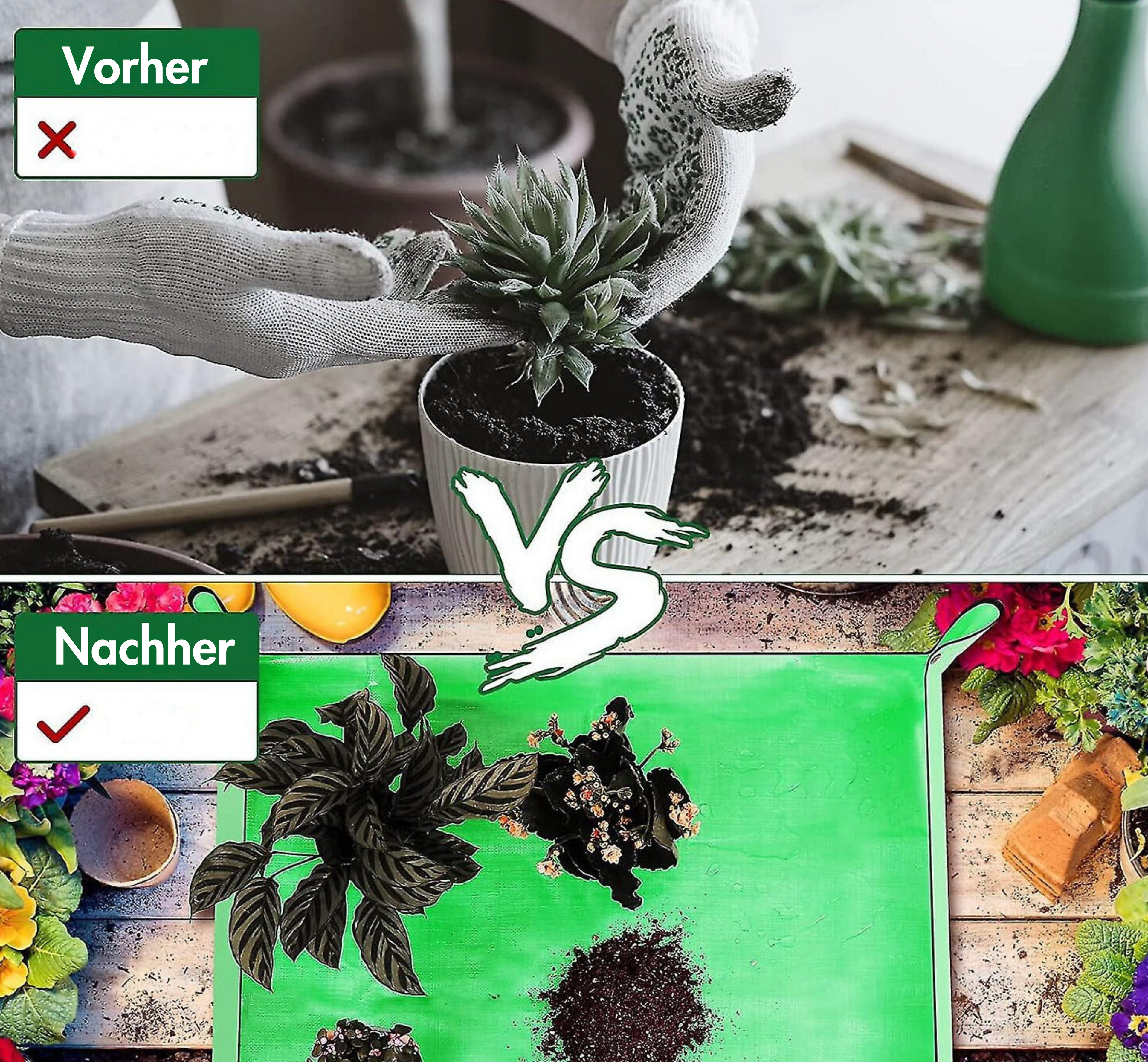 Repotting Mat - Waterproof & Easy to Clean