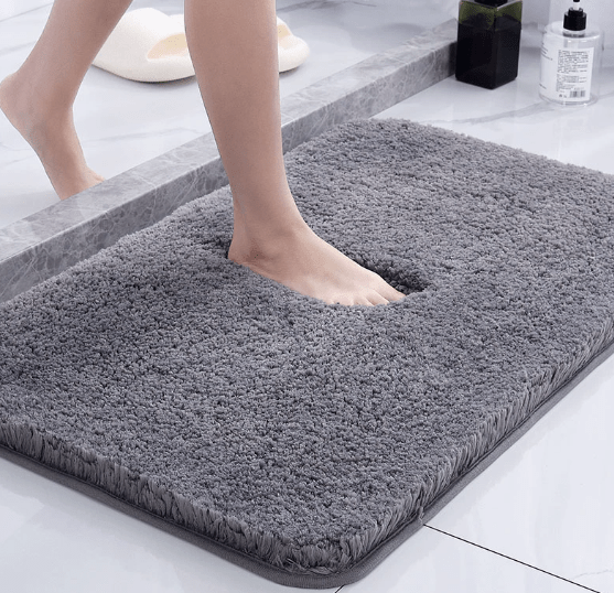 Bath Mat - Soft Microfiber with Anti-Slip