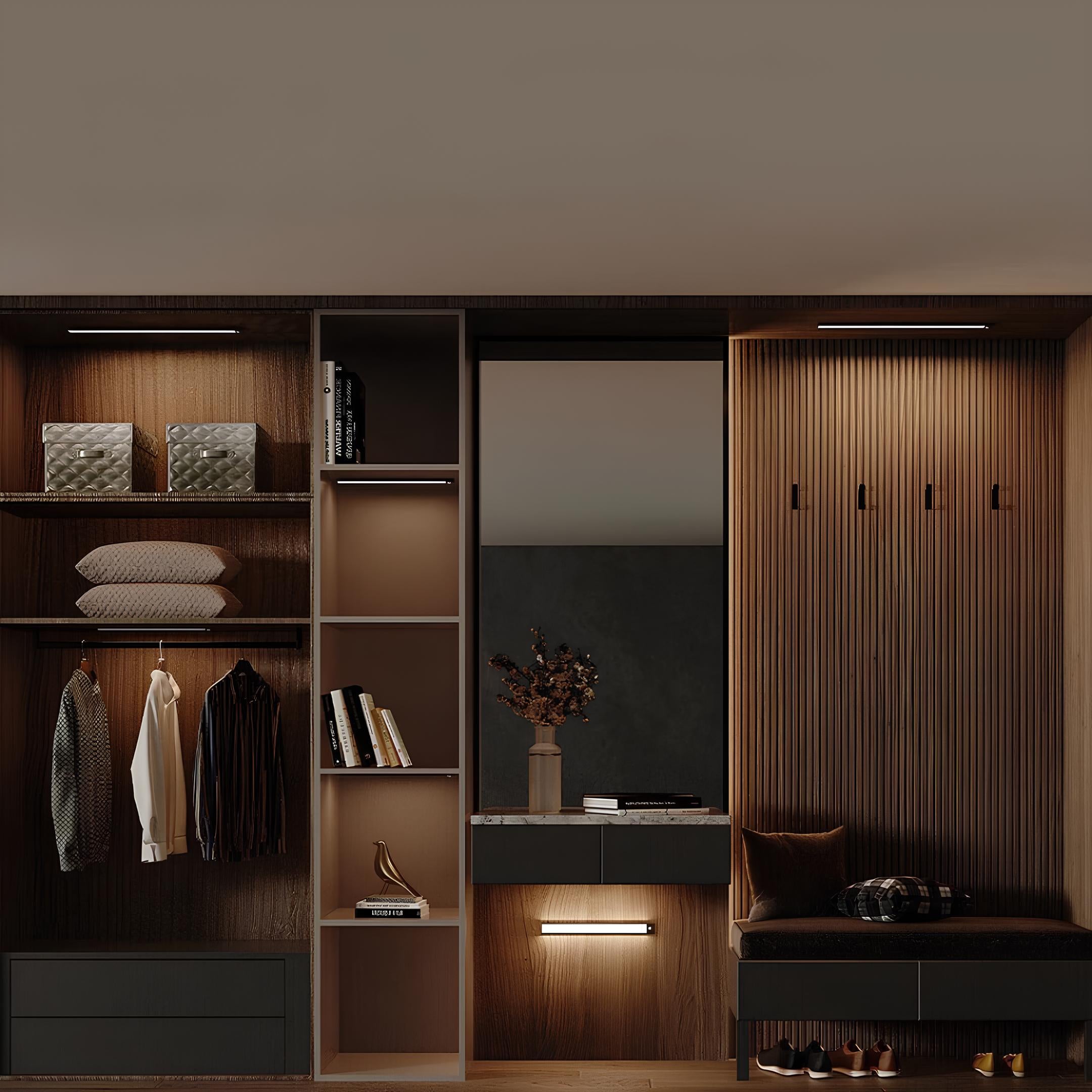 Motion Sensor LED Light — Wireless Magnetic Mount in lifestyle setting
