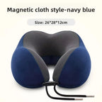 U-Shape Memory Foam Travel Neck Pillow in lifestyle setting