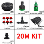 Drip Irrigation Kit — Adjustable Nozzles 20 M in lifestyle setting