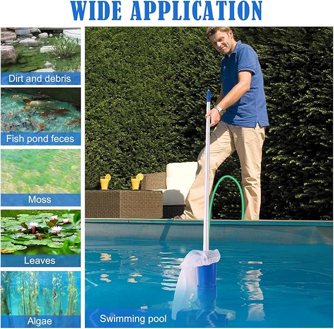 Manual Pool Vacuum Cleaner — AquaSweep System close-up detail of feature