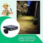 Solar Motion Sensor Light — Outdoor LED Security close-up detail of feature