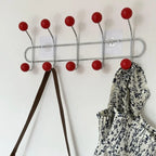 Wall Coat Rack with Ball Hooks close-up detail of feature
