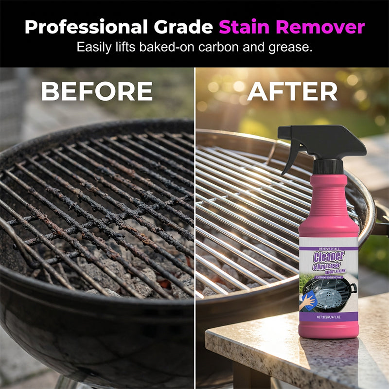 Grill Cleaner Spray — Degreaser Formula 120ml in use at home