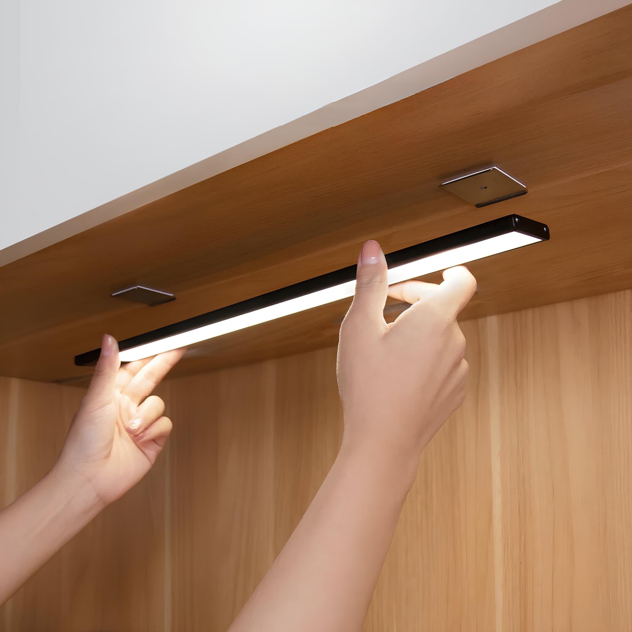 Motion Sensor LED Light — Wireless Magnetic Mount in use at home