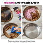 Grill Cleaner Spray — Degreaser Formula 120ml side angle showing dimensions