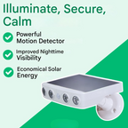 Solar Motion Sensor Light — Outdoor LED Security mounted in modern interior