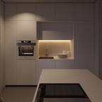 Motion Sensor LED Light — Wireless Magnetic Mount mounted in modern interior