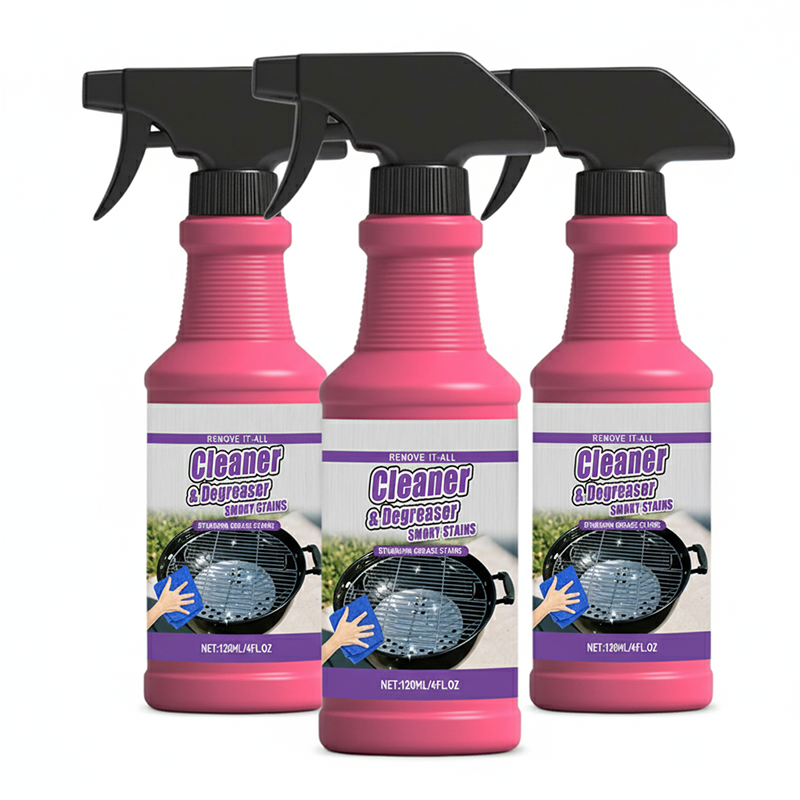 Grill Cleaner Spray — Degreaser Formula 120ml detail shot of finish
