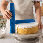 Cake Smoothing Tool — Food-Safe Plastic front view on neutral background