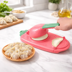 Dumpling Press 2-in-1 — Shape & Seal Tool in lifestyle setting