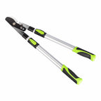 Garden pruning shears retracted showing compact design teflon coated blades
