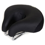 Mountain bike with noseless ergonomic seat mounted outdoor cycling lifestyle